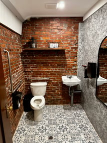 Interior accessible washroom