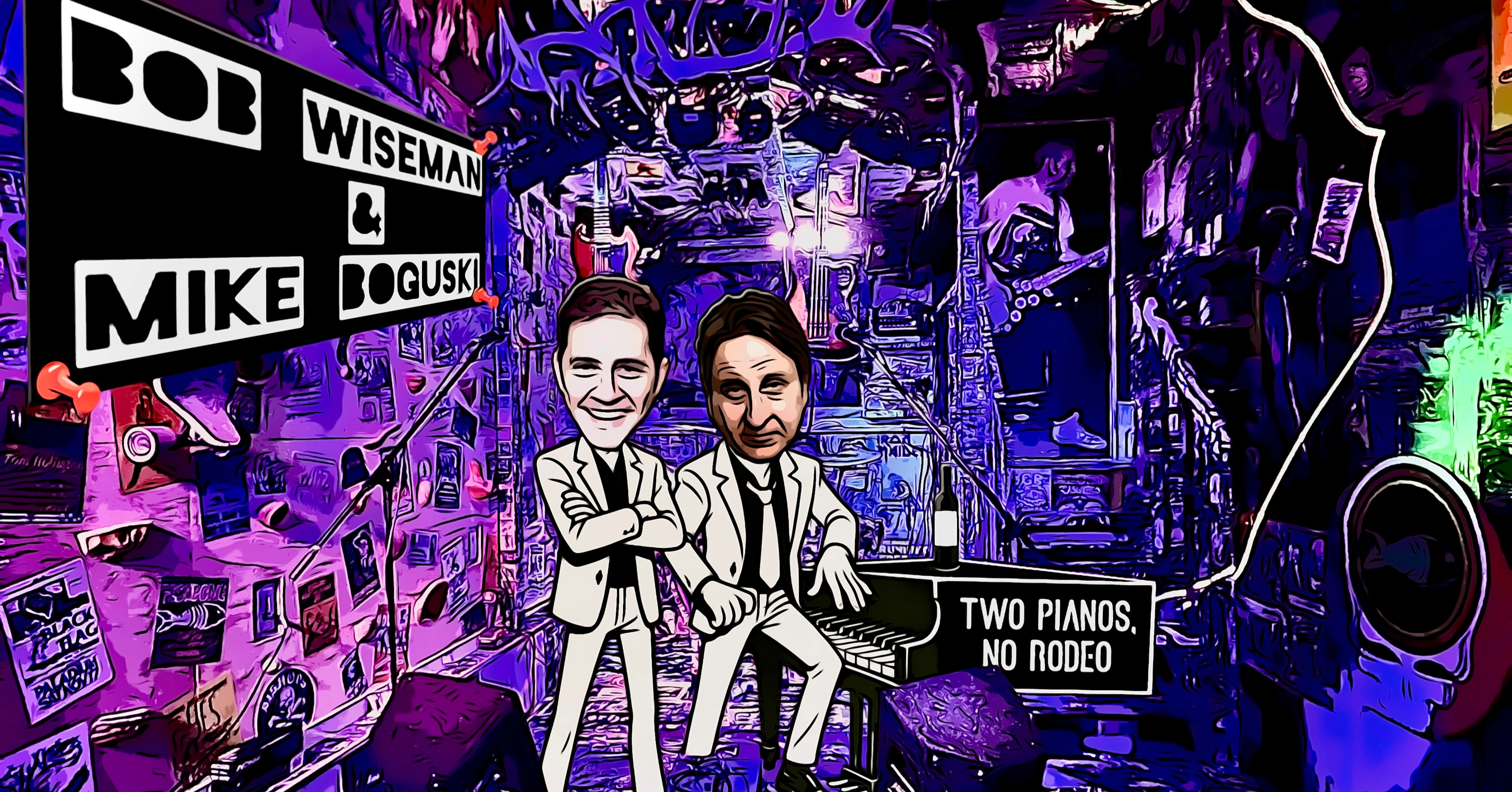 Two Pianos No Rodeo Bob Wiseman & Mike Boguski-1